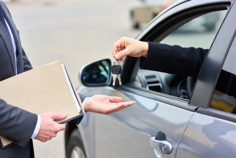 title transfer process in progress