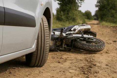 motorcycle vs car accident