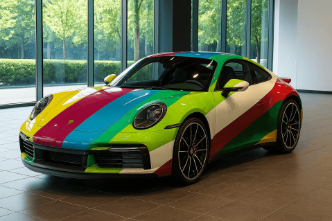 Porsche paint codes options